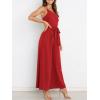 imageANRABESS Women Summer Dressy Jumpsuits One Shoulder Sleeveless Casual Wide Leg Pants Romper Jumper 2025 Trendy OutfitsRed