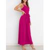 imageANRABESS Women Summer Dressy Jumpsuits One Shoulder Sleeveless Casual Wide Leg Pants Romper Jumper 2025 Trendy OutfitsRose