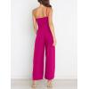 imageANRABESS Women Summer Dressy Jumpsuits One Shoulder Sleeveless Casual Wide Leg Pants Romper Jumper 2025 Trendy OutfitsRose