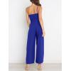 imageANRABESS Women Summer Dressy Jumpsuits One Shoulder Sleeveless Casual Wide Leg Pants Romper Jumper 2025 Trendy OutfitsRoyal Blue