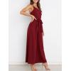 imageANRABESS Women Summer Dressy Jumpsuits One Shoulder Sleeveless Casual Wide Leg Pants Romper Jumper 2025 Trendy OutfitsWine Red