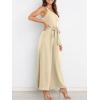 imageANRABESS Women Summer Dressy Jumpsuits One Shoulder Sleeveless Casual Wide Leg Pants Romper Jumper 2025 Trendy OutfitsYellow