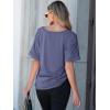 imageANRABESS Women T Shirts Oversized Short Sleeve V Neck 2025 Summer Casual Loose Tops Basic Tee Shirts Outfits with PocketBlue Purple