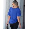 imageANRABESS Women T Shirts Oversized Short Sleeve V Neck 2025 Summer Casual Loose Tops Basic Tee Shirts Outfits with PocketRoyal Blue