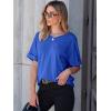 imageANRABESS Women T Shirts Oversized Short Sleeve V Neck 2025 Summer Casual Loose Tops Basic Tee Shirts Outfits with PocketRoyal Blue