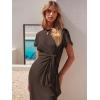 imageANRABESS Womens 2025 Summer Maxi Tshirt Dress Short Sleeve Crewneck Tie Waist Casual Slim Fit Slit Spring Long Beach DressesCoffee