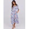 imageANRABESS Womens Casual Summer Ruffle Short Sleeve T Shirts Maxi Dress 2025 Fall V Neck Flowy Tiered Boho Beach DressesBlue Orange Floral