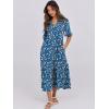 imageANRABESS Womens Casual Summer Ruffle Short Sleeve T Shirts Maxi Dress 2025 Fall V Neck Flowy Tiered Boho Beach DressesBlue Yellow Floral