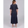 imageANRABESS Womens Casual Summer Ruffle Short Sleeve T Shirts Maxi Dress 2025 Fall V Neck Flowy Tiered Boho Beach DressesNavy Blue