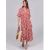 imageANRABESS Womens Casual Summer Ruffle Short Sleeve T Shirts Maxi Dress 2025 Fall V Neck Flowy Tiered Boho Beach DressesRed Floral