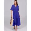 imageANRABESS Womens Casual Summer Ruffle Short Sleeve T Shirts Maxi Dress 2025 Fall V Neck Flowy Tiered Boho Beach DressesRoyal Blue