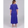 imageANRABESS Womens Casual Summer Ruffle Short Sleeve T Shirts Maxi Dress 2025 Fall V Neck Flowy Tiered Boho Beach DressesRoyal Blue