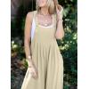 imageANRABESS Womens Jumpsuits Overalls Wide Leg Casual Summer Outfits Linen Rompers Jumpers Sleeveless Straps 2025 ClothesApricot