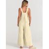 imageANRABESS Womens Jumpsuits Overalls Wide Leg Casual Summer Outfits Linen Rompers Jumpers Sleeveless Straps 2025 ClothesApricot