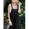 imageANRABESS Womens Jumpsuits Overalls Wide Leg Casual Summer Outfits Linen Rompers Jumpers Sleeveless Straps 2025 ClothesBlack