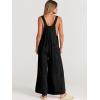imageANRABESS Womens Jumpsuits Overalls Wide Leg Casual Summer Outfits Linen Rompers Jumpers Sleeveless Straps 2025 ClothesBlack