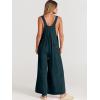 imageANRABESS Womens Jumpsuits Overalls Wide Leg Casual Summer Outfits Linen Rompers Jumpers Sleeveless Straps 2025 ClothesCyan