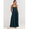 imageANRABESS Womens Jumpsuits Overalls Wide Leg Casual Summer Outfits Linen Rompers Jumpers Sleeveless Straps 2025 ClothesCyan