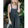 imageANRABESS Womens Jumpsuits Overalls Wide Leg Casual Summer Outfits Linen Rompers Jumpers Sleeveless Straps 2025 ClothesDark Grey