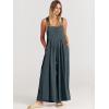 imageANRABESS Womens Jumpsuits Overalls Wide Leg Casual Summer Outfits Linen Rompers Jumpers Sleeveless Straps 2025 ClothesDark Grey