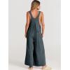 imageANRABESS Womens Jumpsuits Overalls Wide Leg Casual Summer Outfits Linen Rompers Jumpers Sleeveless Straps 2025 ClothesDark Grey