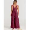 imageANRABESS Womens Jumpsuits Overalls Wide Leg Casual Summer Outfits Linen Rompers Jumpers Sleeveless Straps 2025 ClothesFuchsia