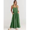 imageANRABESS Womens Jumpsuits Overalls Wide Leg Casual Summer Outfits Linen Rompers Jumpers Sleeveless Straps 2025 ClothesGrass