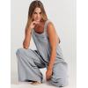 imageANRABESS Womens Jumpsuits Overalls Wide Leg Casual Summer Outfits Linen Rompers Jumpers Sleeveless Straps 2025 ClothesGrey
