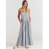 imageANRABESS Womens Jumpsuits Overalls Wide Leg Casual Summer Outfits Linen Rompers Jumpers Sleeveless Straps 2025 ClothesGrey