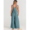 imageANRABESS Womens Jumpsuits Overalls Wide Leg Casual Summer Outfits Linen Rompers Jumpers Sleeveless Straps 2025 ClothesLake