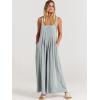 imageANRABESS Womens Jumpsuits Overalls Wide Leg Casual Summer Outfits Linen Rompers Jumpers Sleeveless Straps 2025 ClothesLight Gray