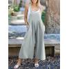 imageANRABESS Womens Jumpsuits Overalls Wide Leg Casual Summer Outfits Linen Rompers Jumpers Sleeveless Straps 2025 ClothesLight Gray