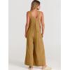 imageANRABESS Womens Jumpsuits Overalls Wide Leg Casual Summer Outfits Linen Rompers Jumpers Sleeveless Straps 2025 ClothesLight Yellow