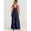 imageANRABESS Womens Jumpsuits Overalls Wide Leg Casual Summer Outfits Linen Rompers Jumpers Sleeveless Straps 2025 ClothesNavy Blue
