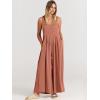 imageANRABESS Womens Jumpsuits Overalls Wide Leg Casual Summer Outfits Linen Rompers Jumpers Sleeveless Straps 2025 ClothesRust