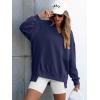 imageANRABESS Womens Oversized Sweatshirts Long Sleeve Tunic Shirts V Neck Loose Pullover Tops 2025 Trendy Fall Teen Girls OutfitNavy Blue