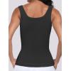 imageANRABESS Womens Sleeveless Scoop Neck Tank Top Ribbed Fitted Summer Basic Slim Cute Tops 2025Black