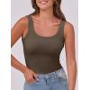 imageANRABESS Womens Sleeveless Scoop Neck Tank Top Ribbed Fitted Summer Basic Slim Cute Tops 2025Brown
