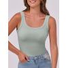 imageANRABESS Womens Sleeveless Scoop Neck Tank Top Ribbed Fitted Summer Basic Slim Cute Tops 2025Light Green