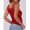 imageANRABESS Womens Sleeveless Scoop Neck Tank Top Ribbed Fitted Summer Basic Slim Cute Tops 2025Red