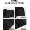 imageANRABESS Womens Summer Short Sleeve Maxi Dress 2025 Casual V Neck High Waist ALine Flowy Loose Tiered Boho Long DressesBlack