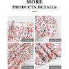imageANRABESS Womens Summer Short Sleeve Maxi Dress 2025 Casual V Neck High Waist ALine Flowy Loose Tiered Boho Long DressesDeep Pink Floral