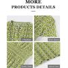imageANRABESS Womens Summer Short Sleeve Maxi Dress 2025 Casual V Neck High Waist ALine Flowy Loose Tiered Boho Long DressesGreen Geometry
