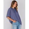 imageANRABESS Womens Tops Oversized T Shirts Short Sleeve Crewneck Summer Casual Loose Basic Tee Shirt 2025 Trendy Fashion ClothesBlue Gray