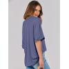 imageANRABESS Womens Tops Oversized T Shirts Short Sleeve Crewneck Summer Casual Loose Basic Tee Shirt 2025 Trendy Fashion ClothesBlue Gray