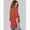 imageANRABESS Womens Tops Oversized T Shirts Short Sleeve Crewneck Summer Casual Loose Basic Tee Shirt 2025 Trendy Fashion ClothesBrick Red