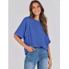 imageANRABESS Womens Tops Oversized T Shirts Short Sleeve Crewneck Summer Casual Loose Basic Tee Shirt 2025 Trendy Fashion ClothesBright Blue