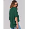 imageANRABESS Womens Tops Oversized T Shirts Short Sleeve Crewneck Summer Casual Loose Basic Tee Shirt 2025 Trendy Fashion ClothesDark Green