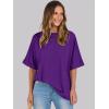 imageANRABESS Womens Tops Oversized T Shirts Short Sleeve Crewneck Summer Casual Loose Basic Tee Shirt 2025 Trendy Fashion ClothesDark Purple