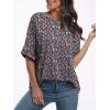 imageANRABESS Womens Tops Oversized T Shirts Short Sleeve Crewneck Summer Casual Loose Basic Tee Shirt 2025 Trendy Fashion ClothesFloral Black